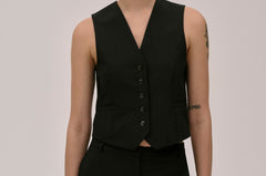 Mister Vest - Navy Stripe