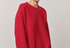 Sabby Knit Blouse - Red