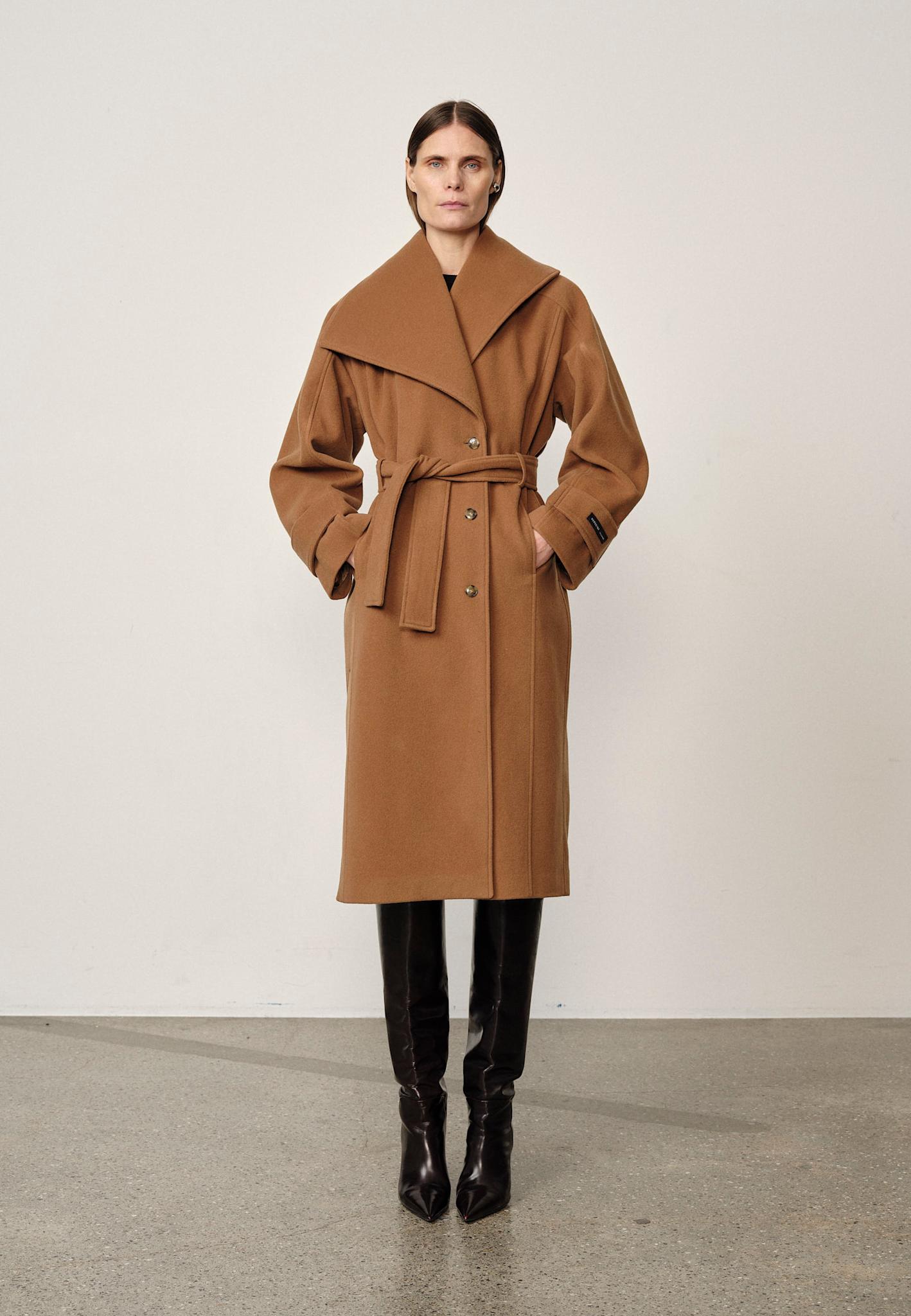 epa dramatic coat\"camel\" コート　キャメル epa dramatic coat