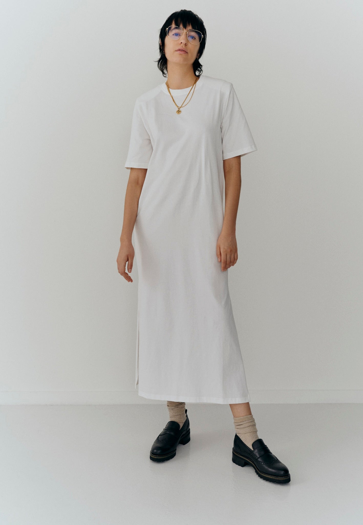 bleached t shirt dress Jannet T-shirt Dress