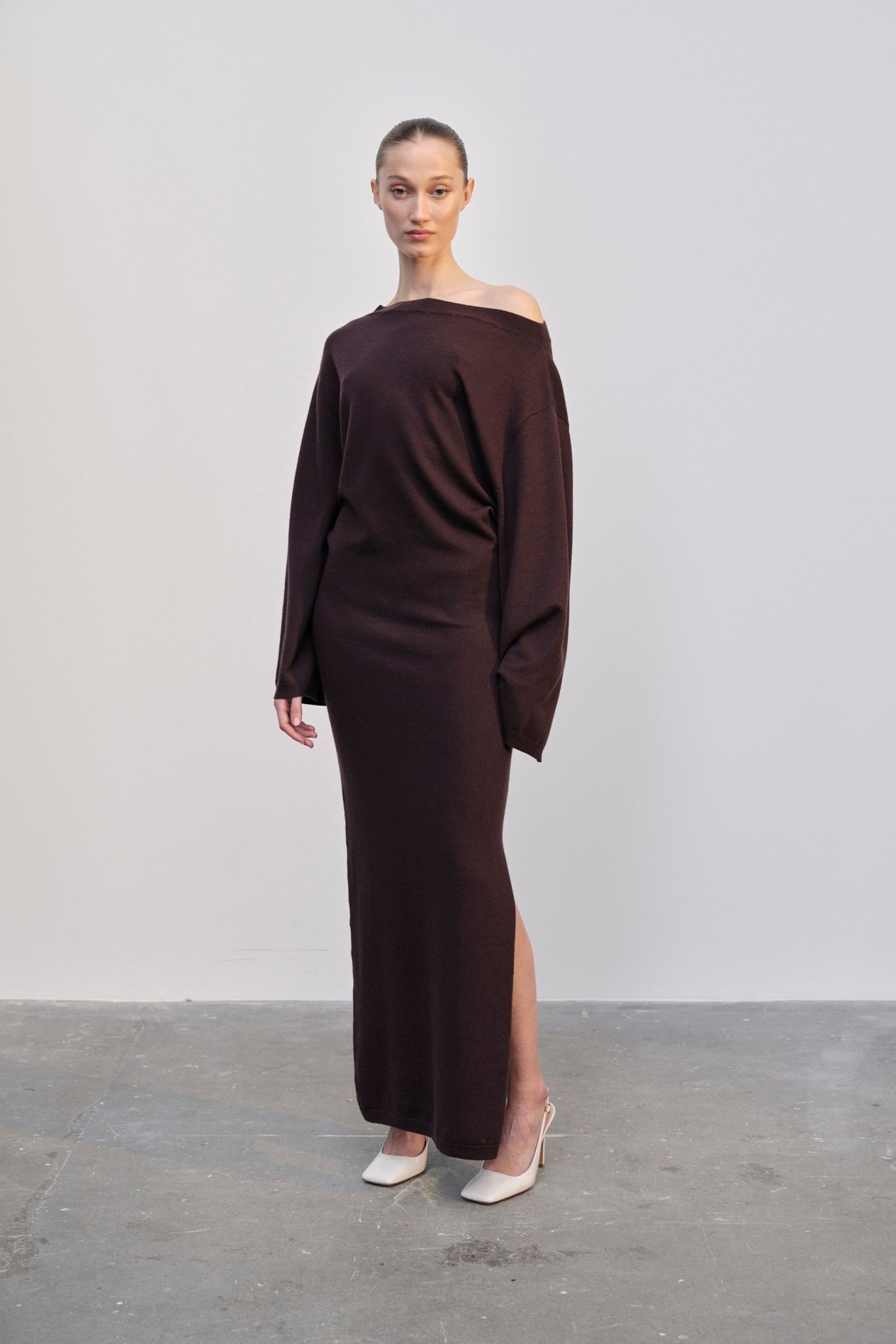 Isabella Knit Dress - Oxblood – Herskind Official