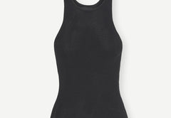 Claire Knitted Tank Top - Black