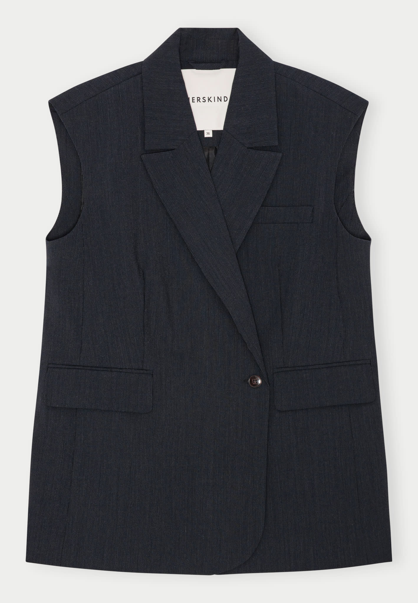 birgitte herskind Averill Vest - Navy Melange Navy Melange