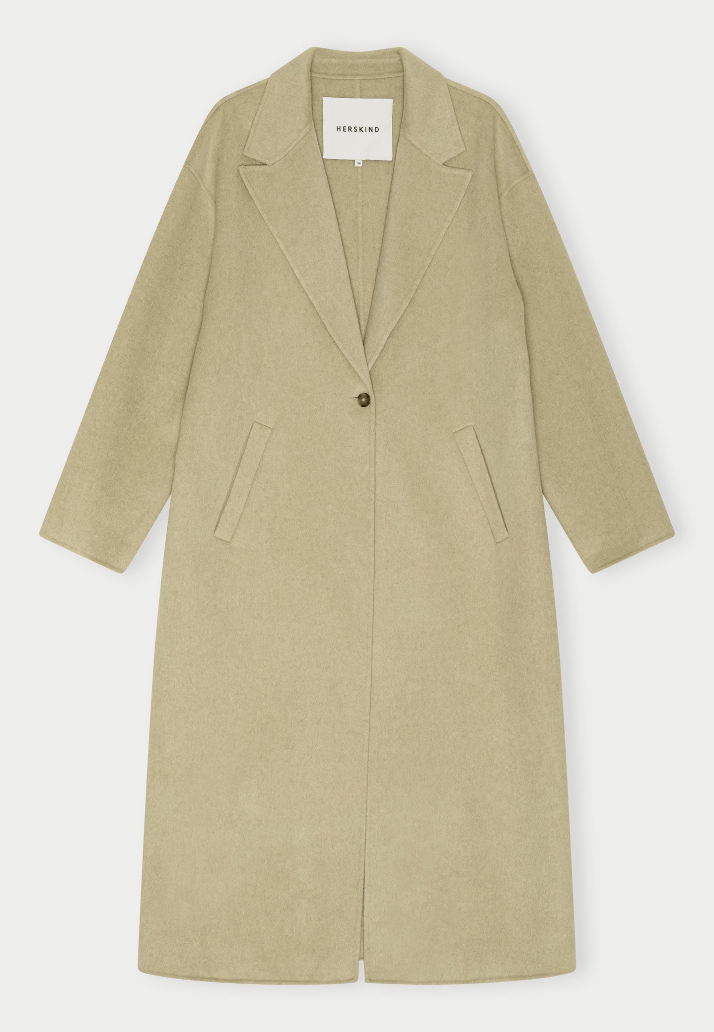 Zion long Coat - Butter Yellow – Herskind Official