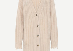 Base Knit Cardigan - Champagne