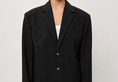 Nika Blazer - Dark Grey Pinstripe