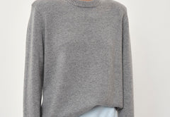 Medina Knit Sweater - Light Grey