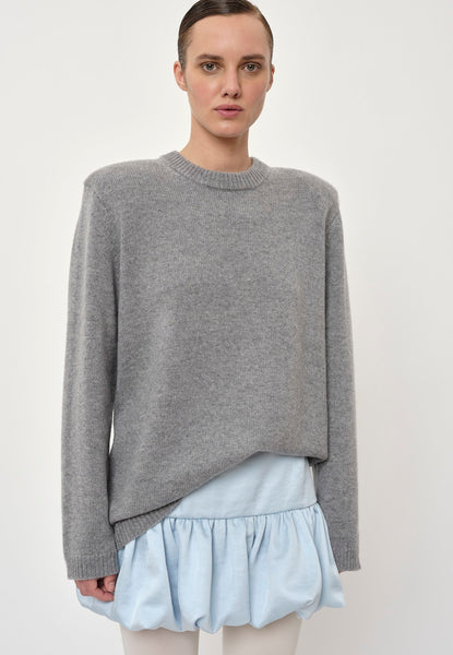Medina Knit Sweater - Light Grey – Herskind Official