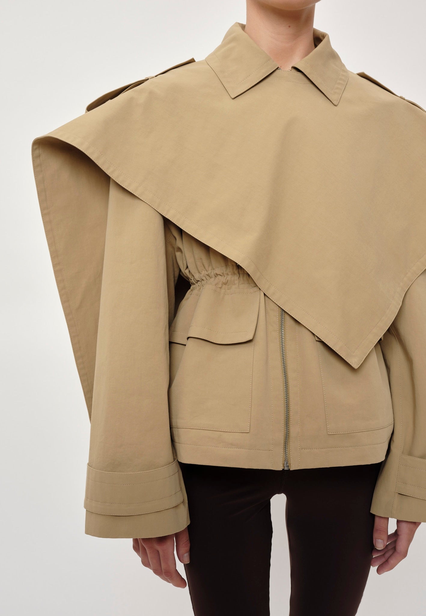 ジャケット・アウター MARTE sahara Stand Collar Coat ジャケット・アウター MARTE sahara Stand Collar Coat MARTE