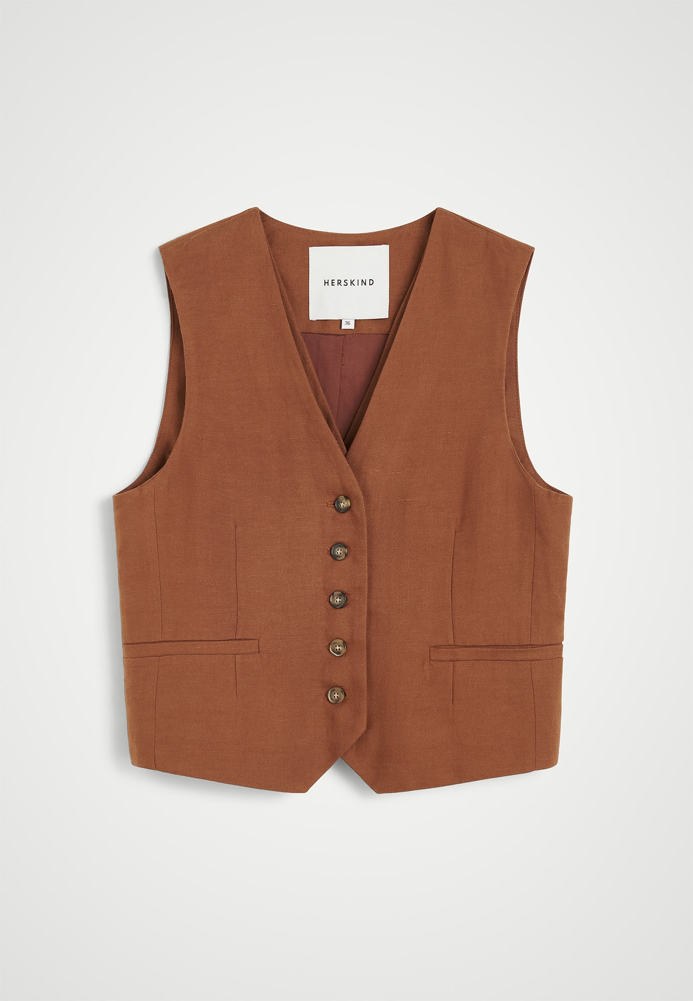 Double up Vest - Toffee – Herskind Official