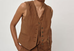 Double up Vest - Toffee