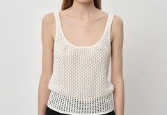 Callum Knit Top - Creme
