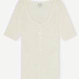 Mie Knit Blouse - Creme