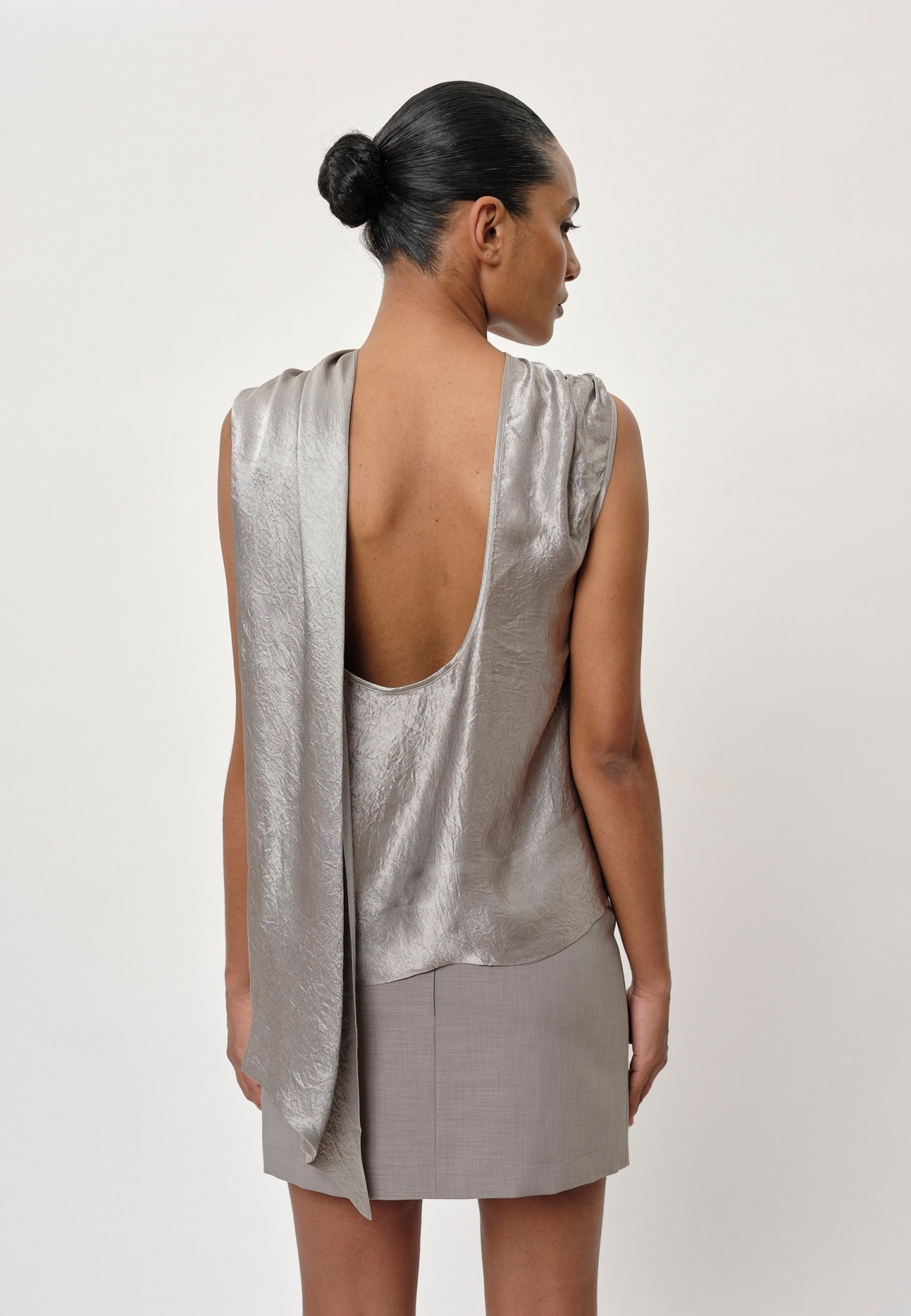 Ava Top - Pearl Grey – Herskind Official