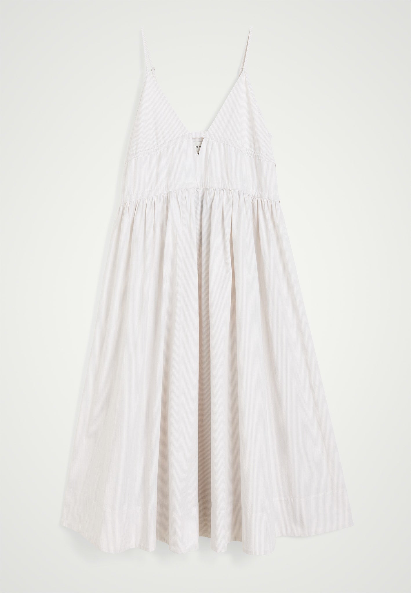 birgitte herskind Miranda Dress - Creme Pinstripe Creme Pinstripe