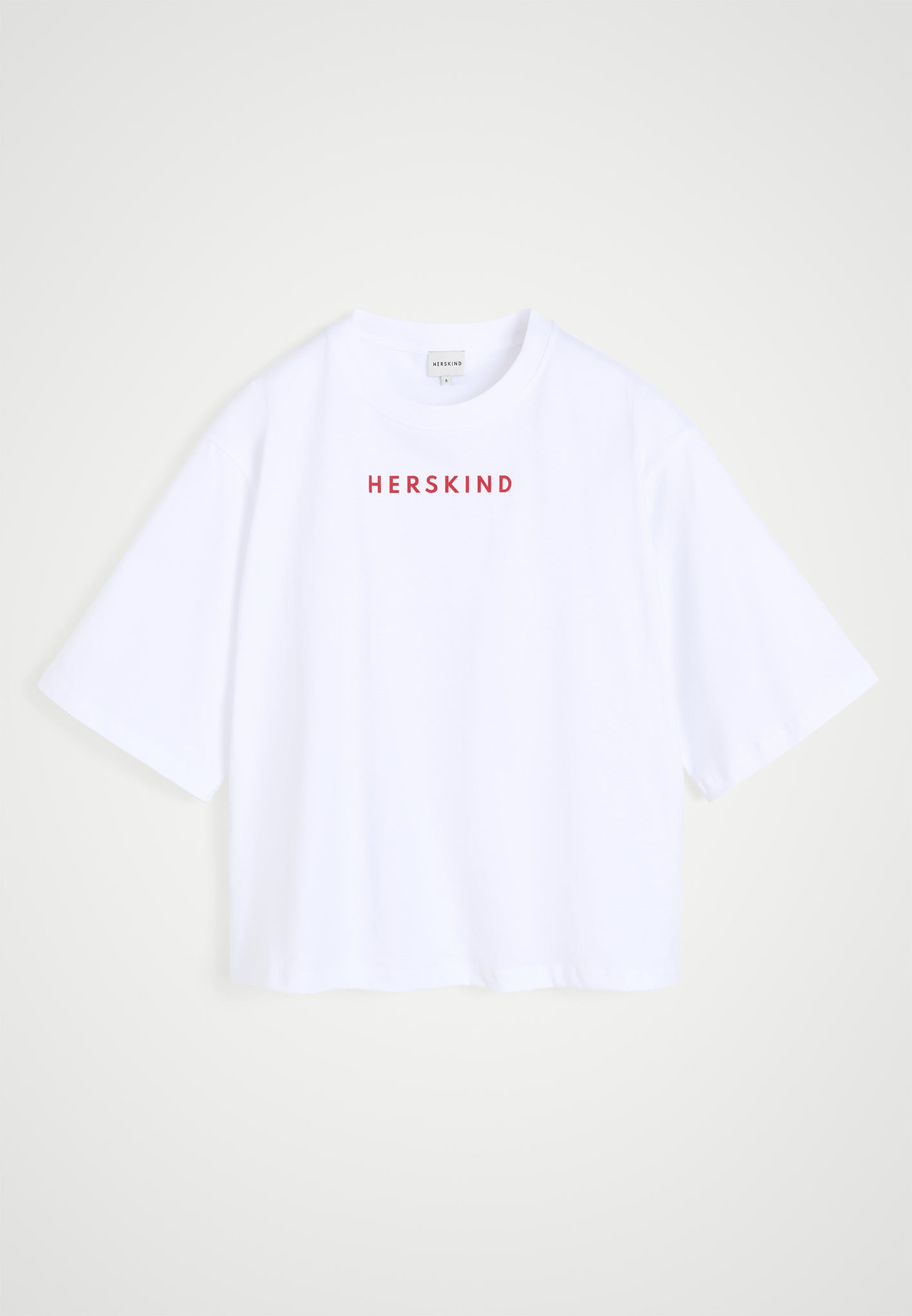 birgitte herskind Herskind T-shirt - White - Red logo White - Red logo