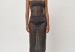 Buster Knit Skirt - Dark Grey