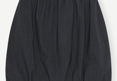 Evans Skirt - Navy Pinstripe