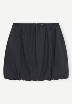 Evans Skirt - Navy Pinstripe