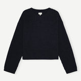 Sabby Knit Blouse - Navy