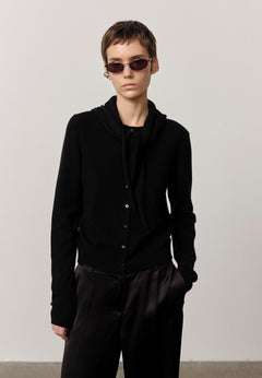 Roselle Strickjacke – Schwarz