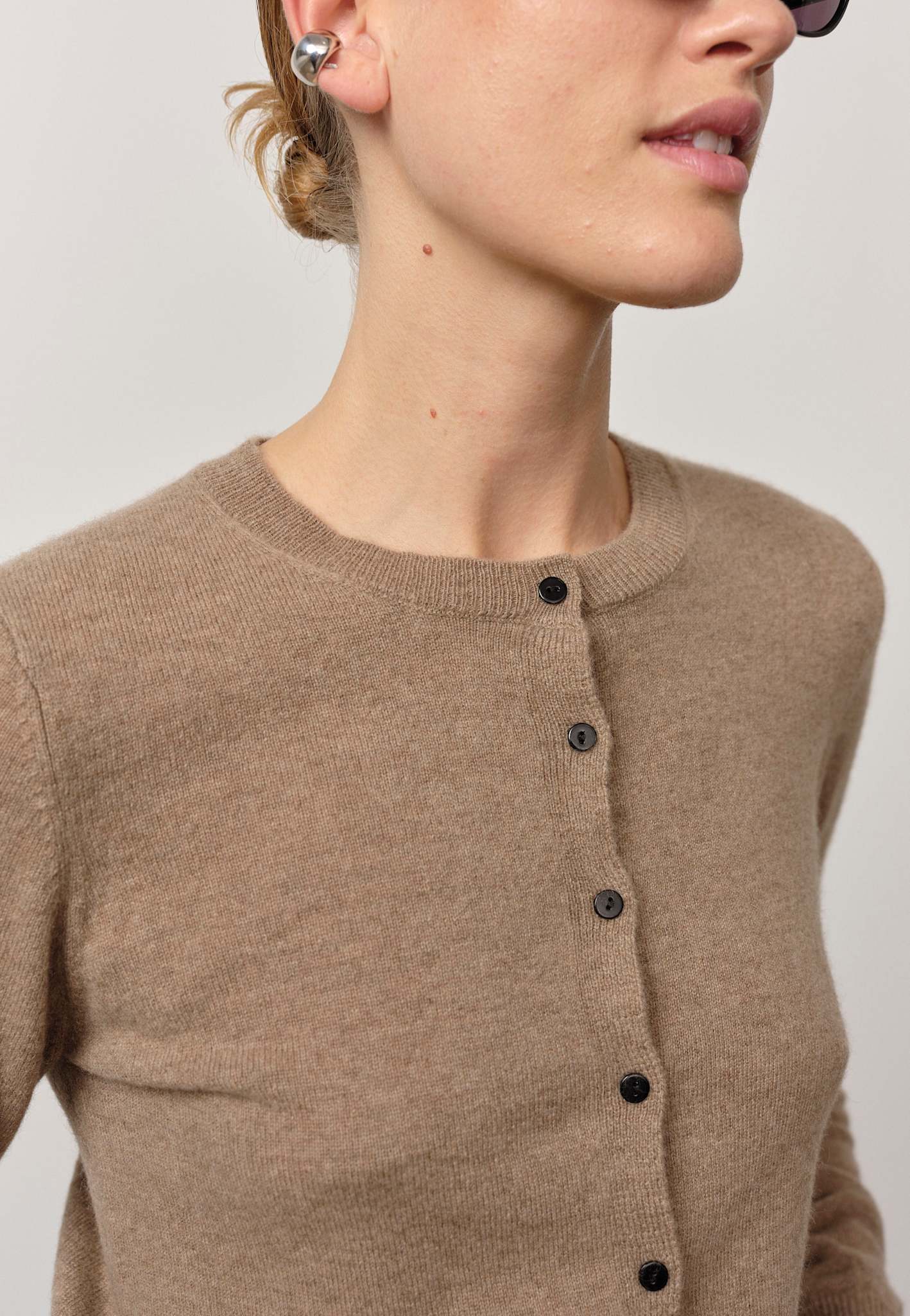 Roselle Strickjacke – Croissant