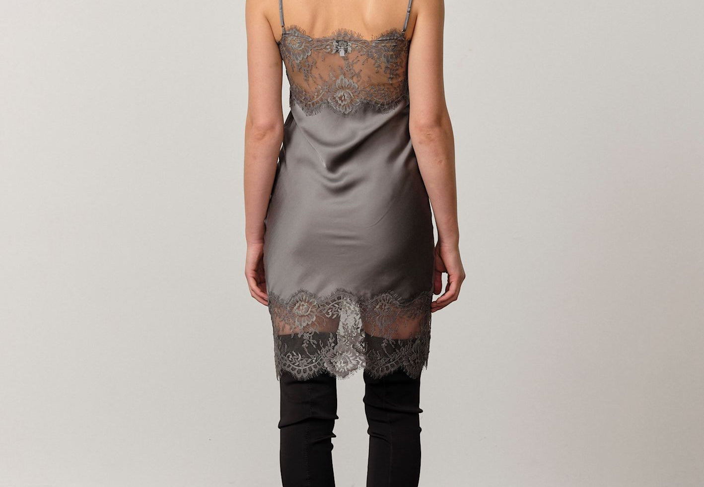 herskind lace dress Herskind Micke Lace-trimmed Slip Dress