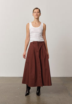 Bryan Skirt - Mahogany