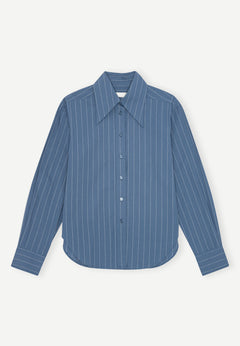 Dara Shirt - Blue Pinstripe