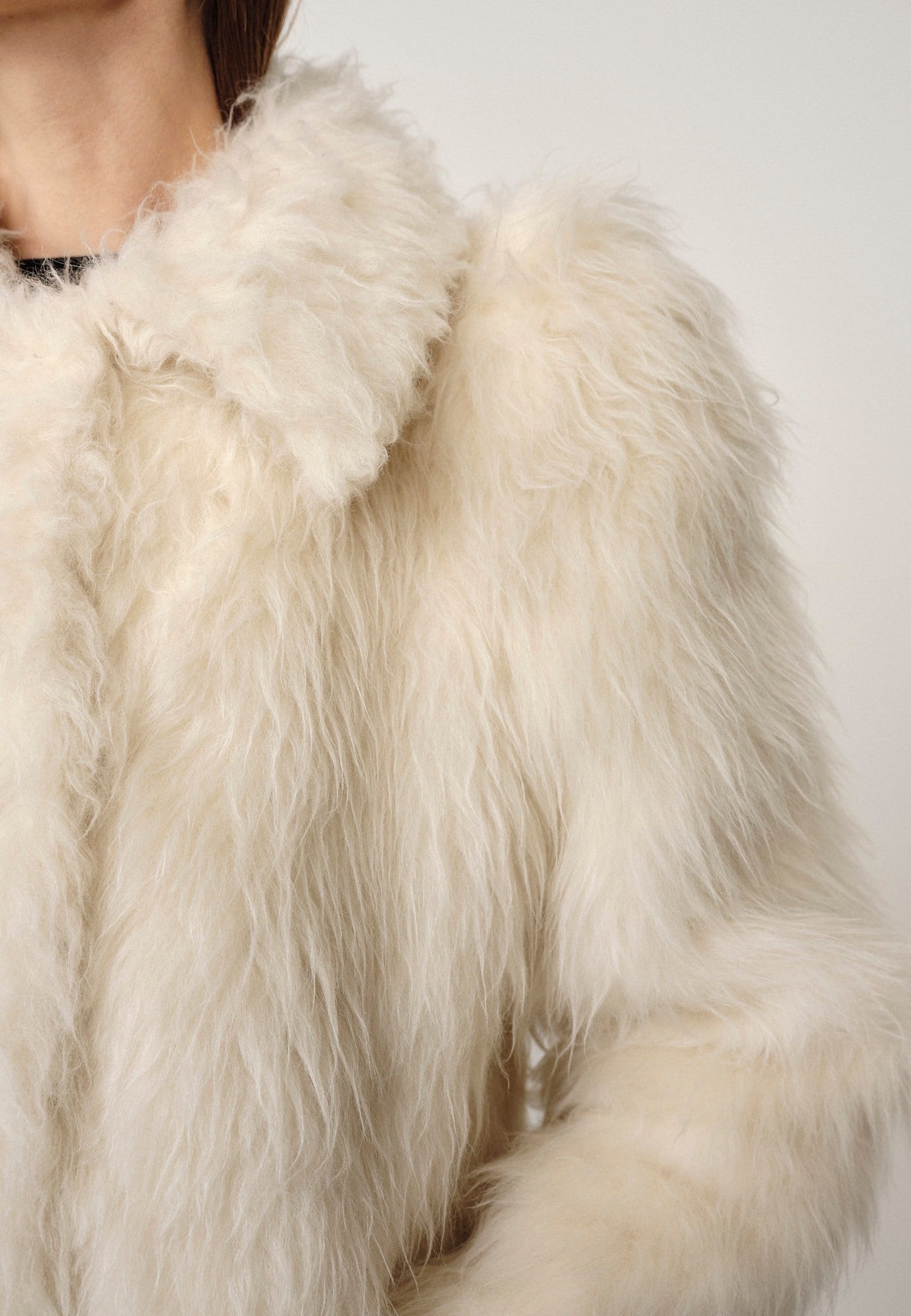 Mendez Alpaca Coat - Polar White – Herskind Official