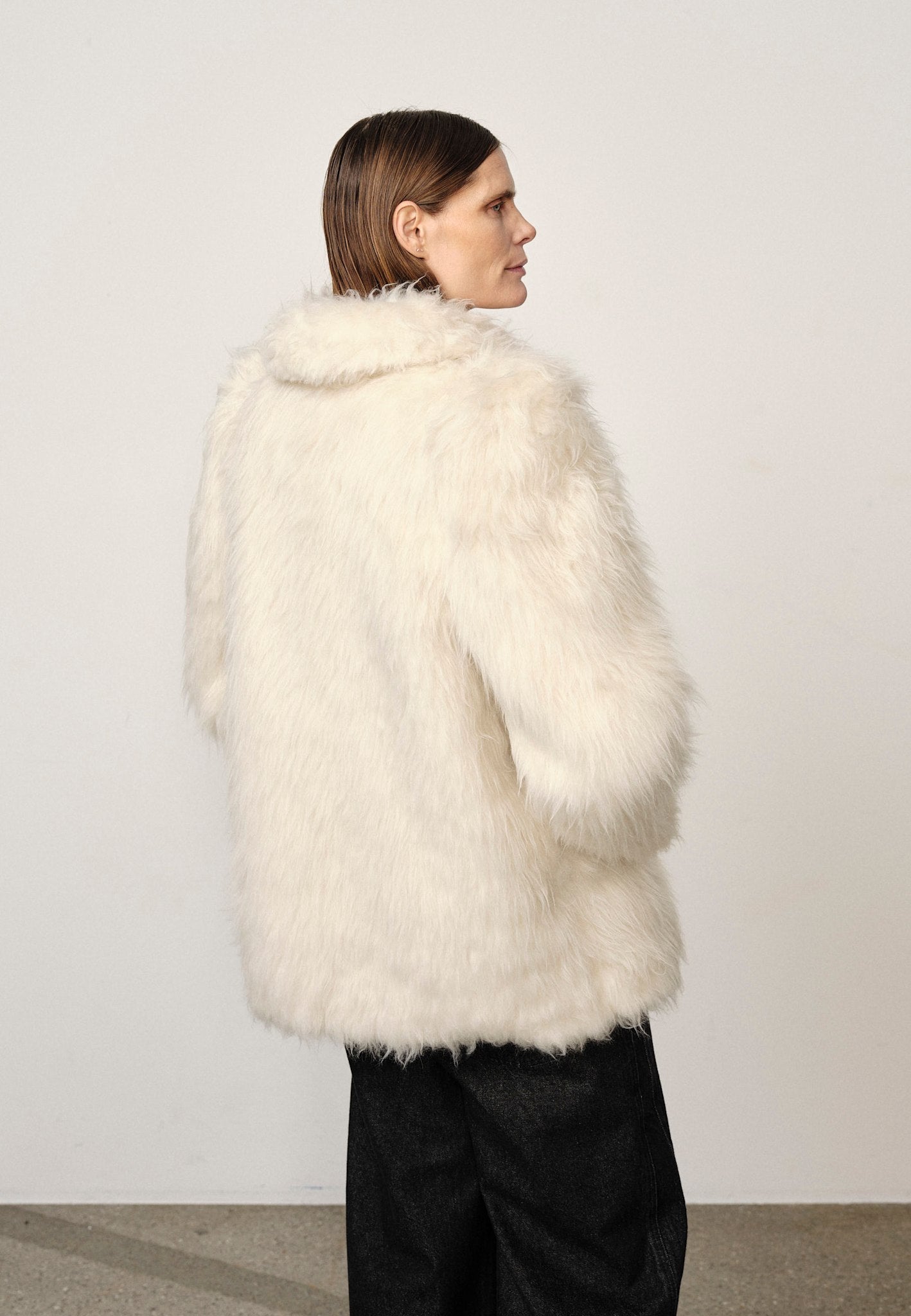 Mendez Alpaca Coat - Polar White – Herskind Official