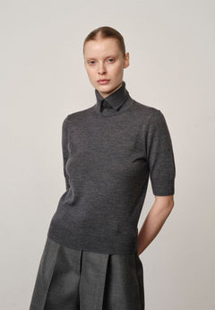 Strickbluse Perry - Grau