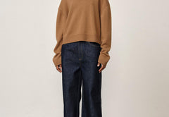 Wonder Pure Cashmere Blouse - Camel