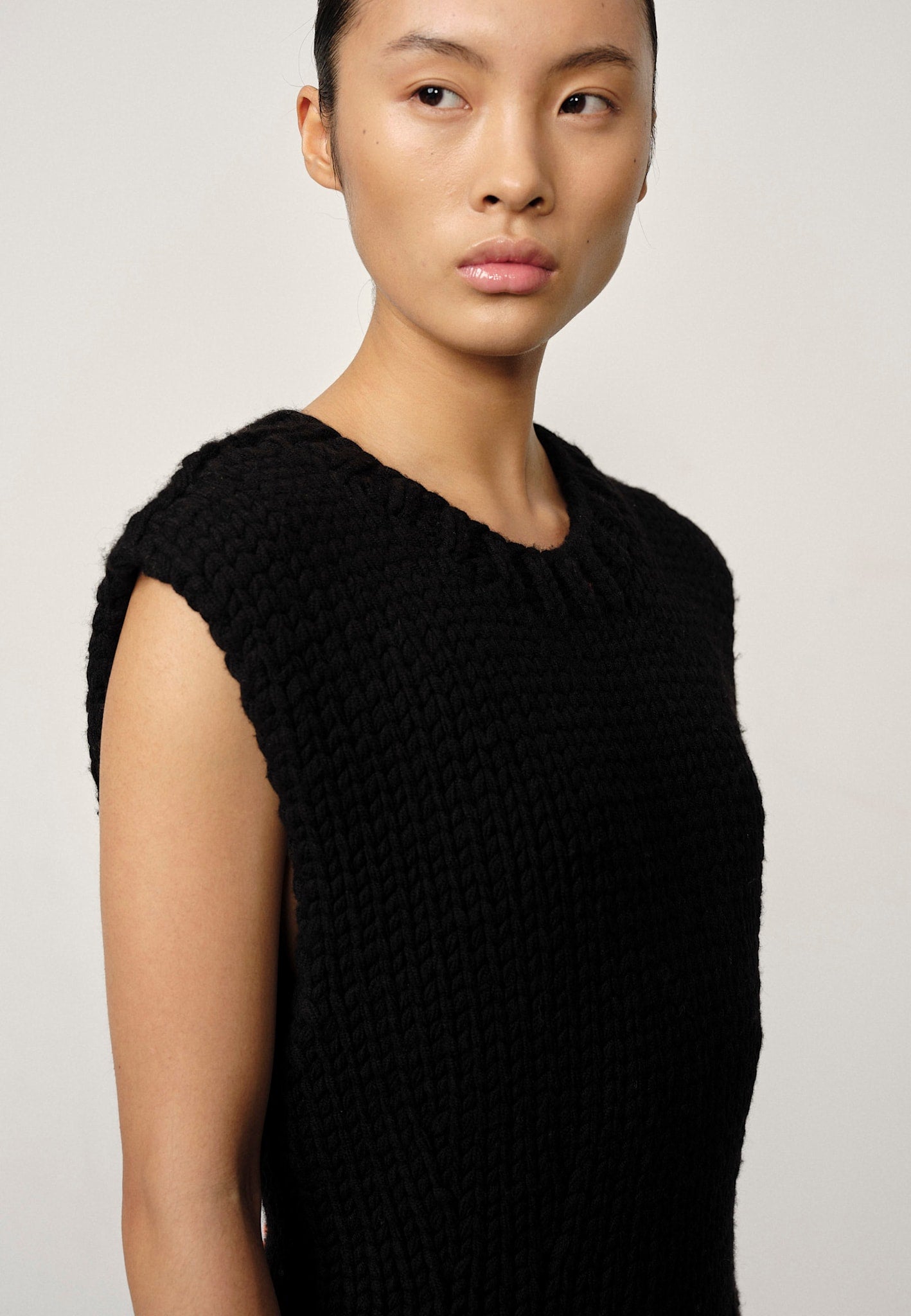 Willas Strickkleid – Schwarz