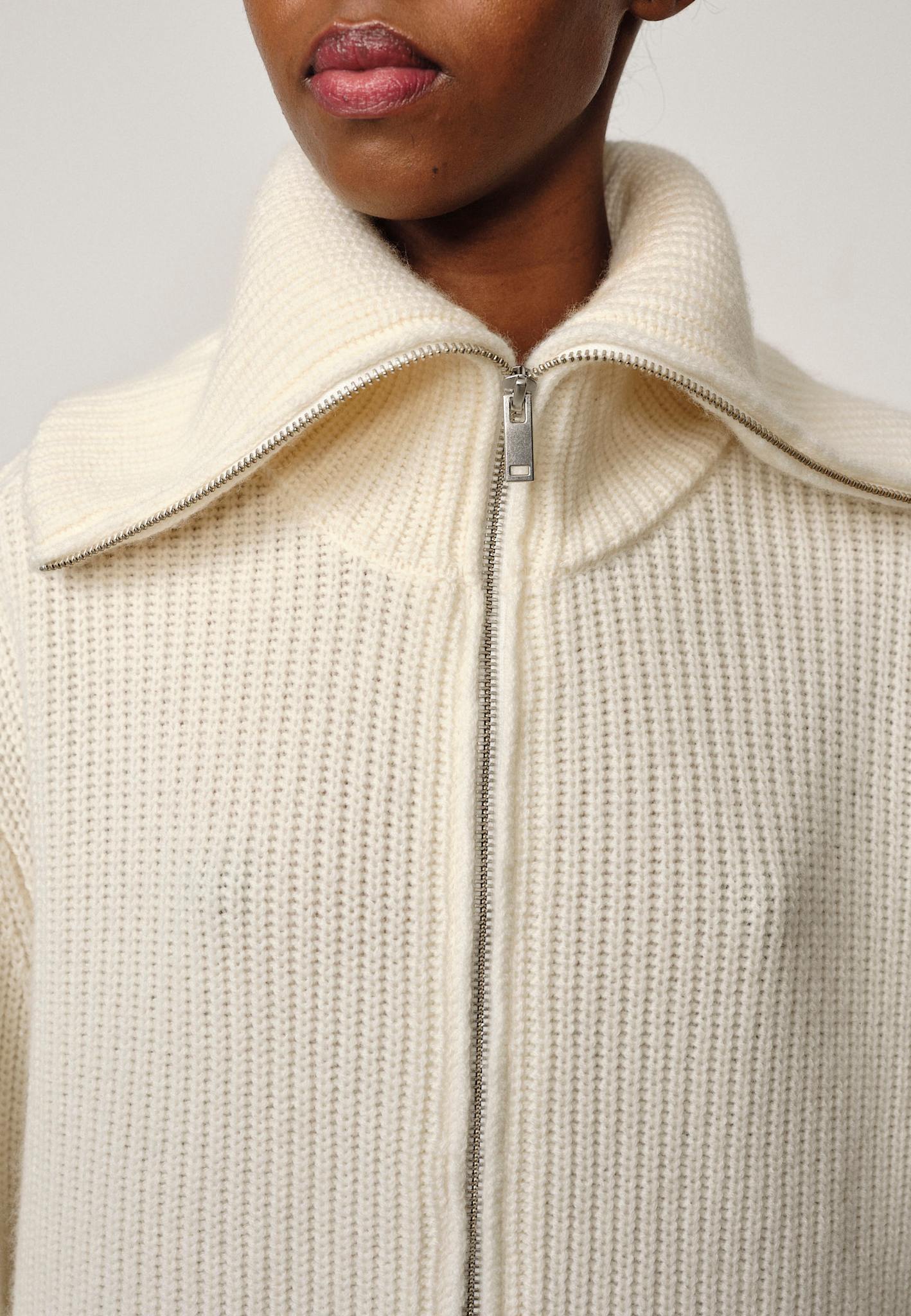 Archie Cardigan aus Kaschmirmischung – Cremeweiß