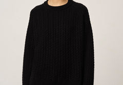 Haa Cashmere Blend Blouse - Black