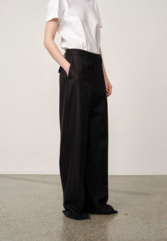 Powel Wool Low Waist Pants