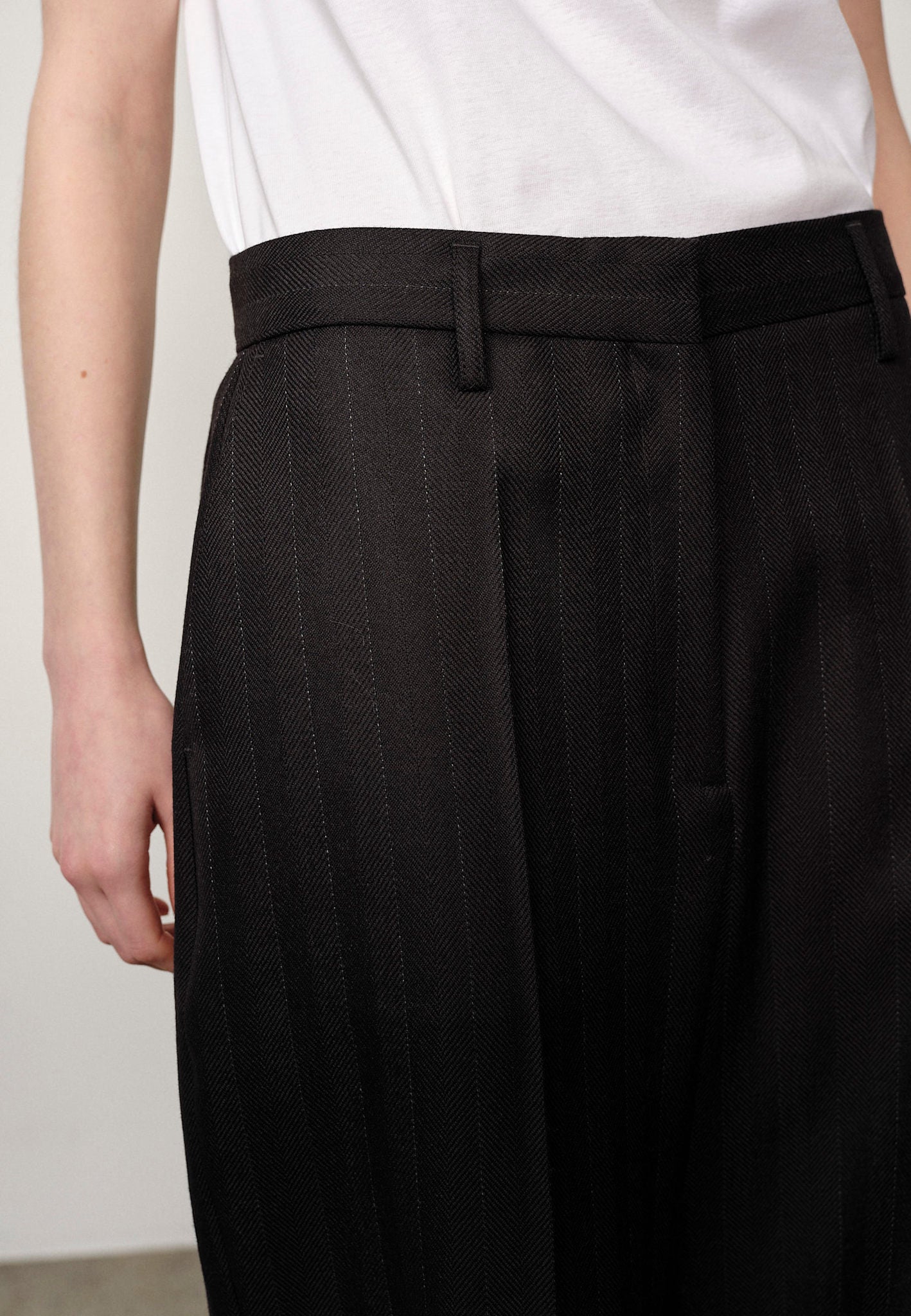 Powel Wool Low Waist Pants
