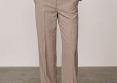 Kimberly Midt Waist pants - Wood
