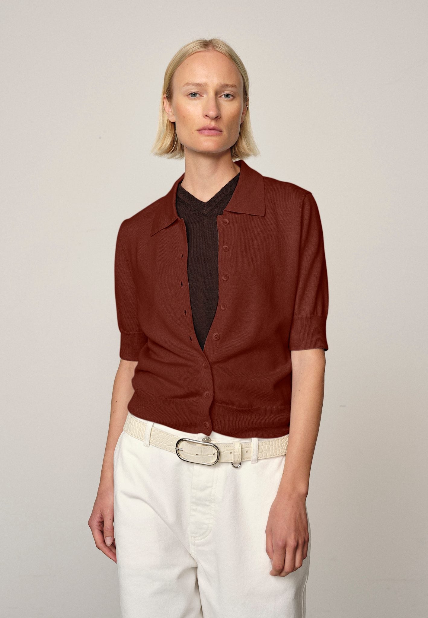 Kaspar Strickjacke - Marron