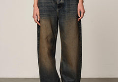 Lulu Jeans - Brown (Leg size 32" - Long)