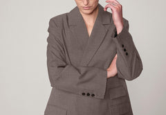 Amalfi Regular Blazer - Grey