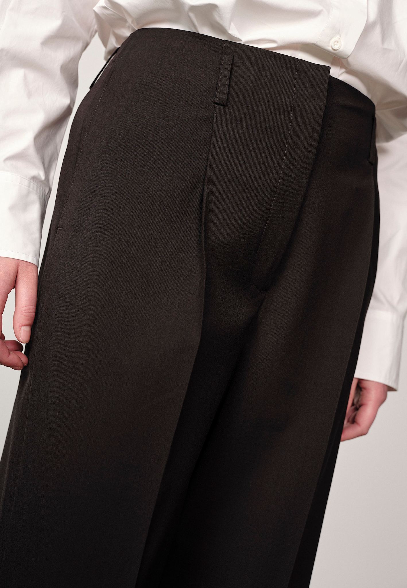 Felicia Midt Waist Hose - Schwarz