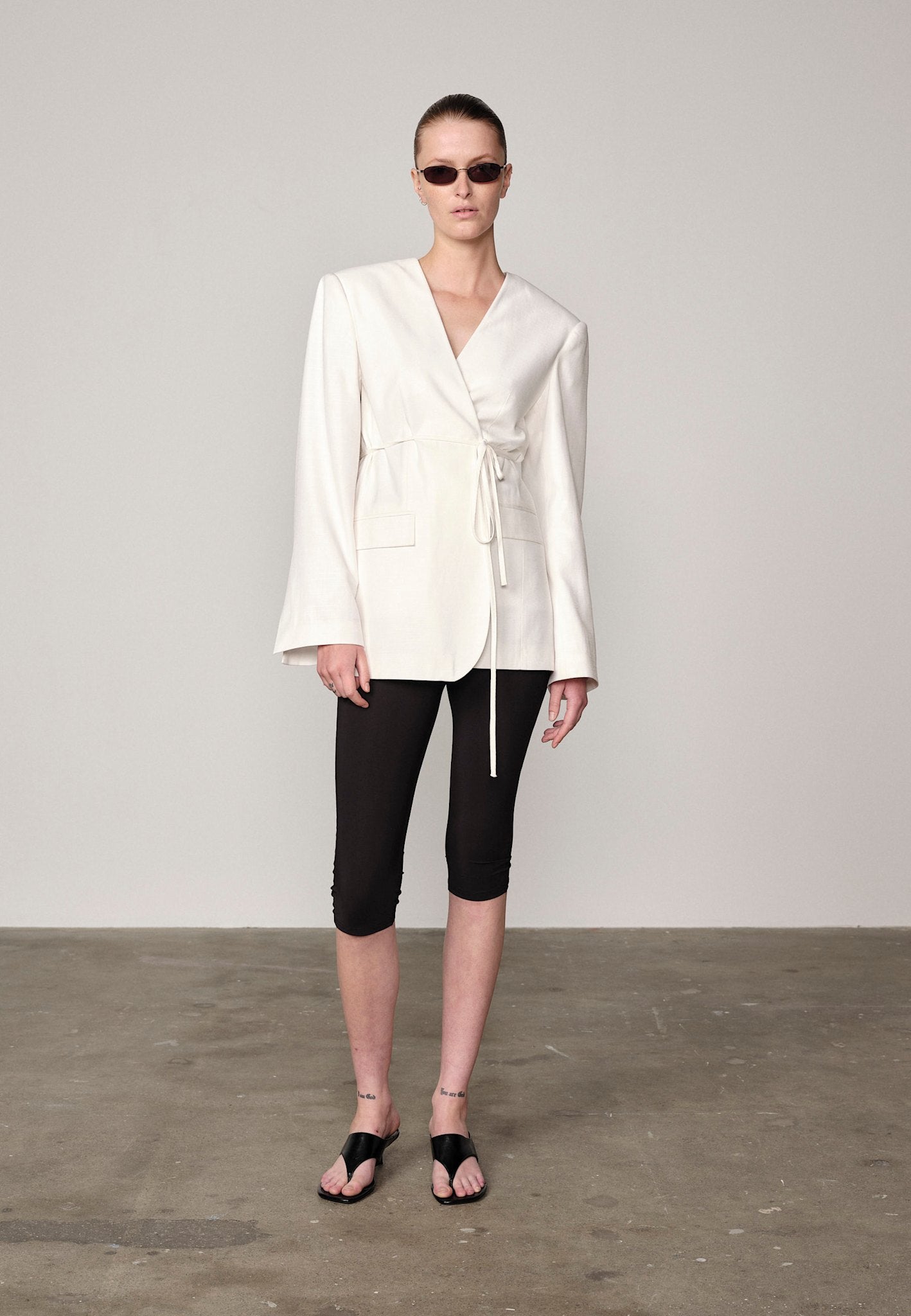 Indiana Oversized Blazer – Weiß