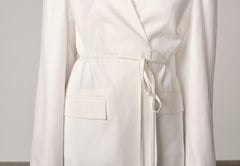 Indiana Oversized Blazer - White