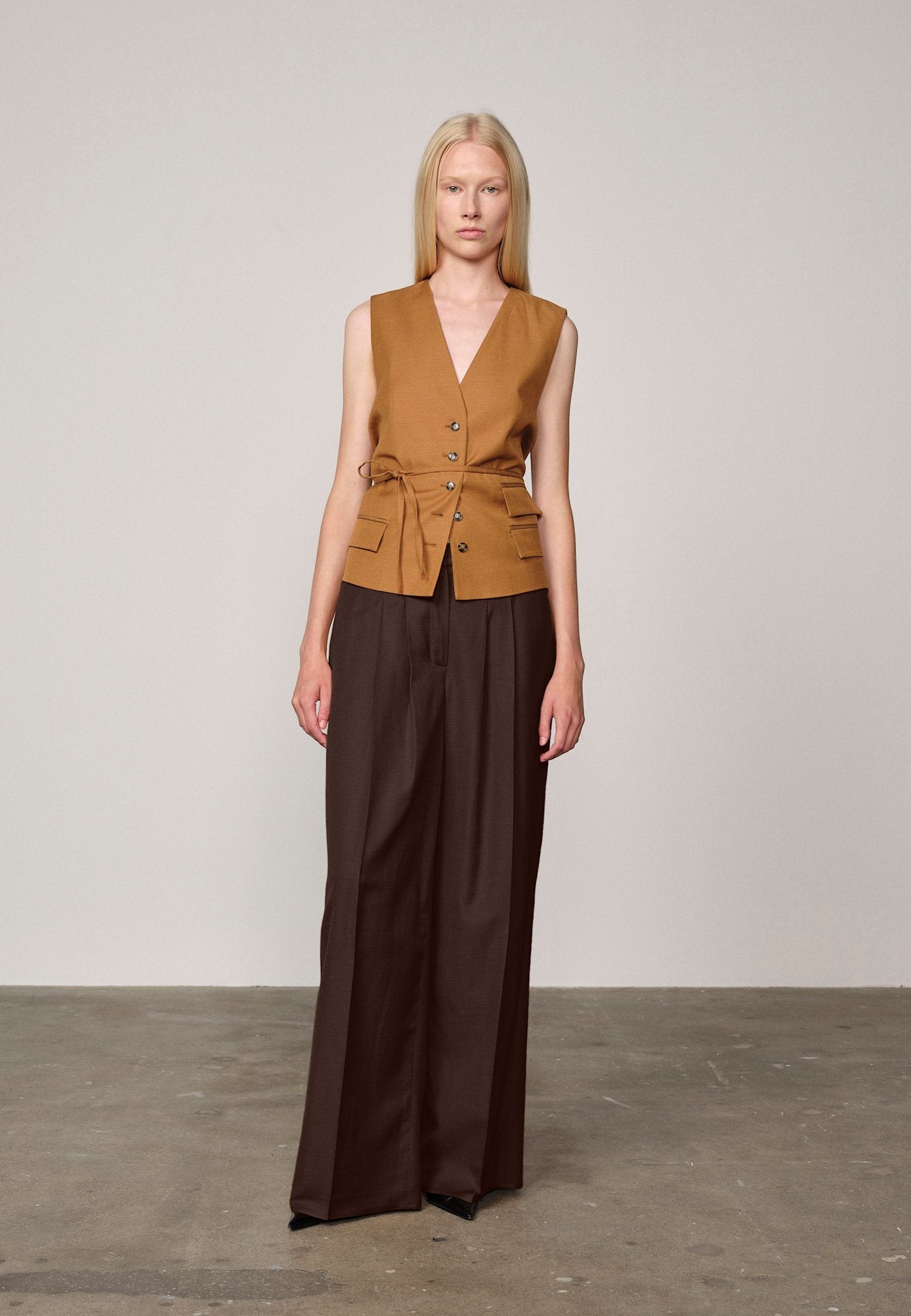 Lotus Midt Hose mit mittelhohem Bund - Java-Braun