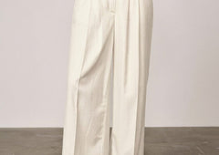 Lotus Midt Waist Pants - White