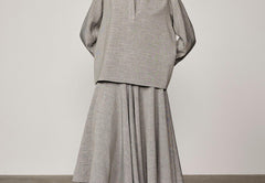 Hazel Skirt - Salt & Pepper