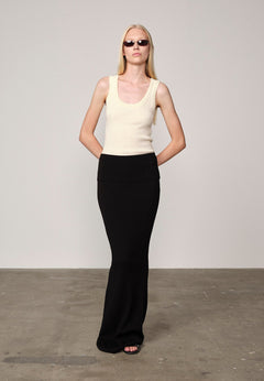 Waylon Knit Skirt - Black