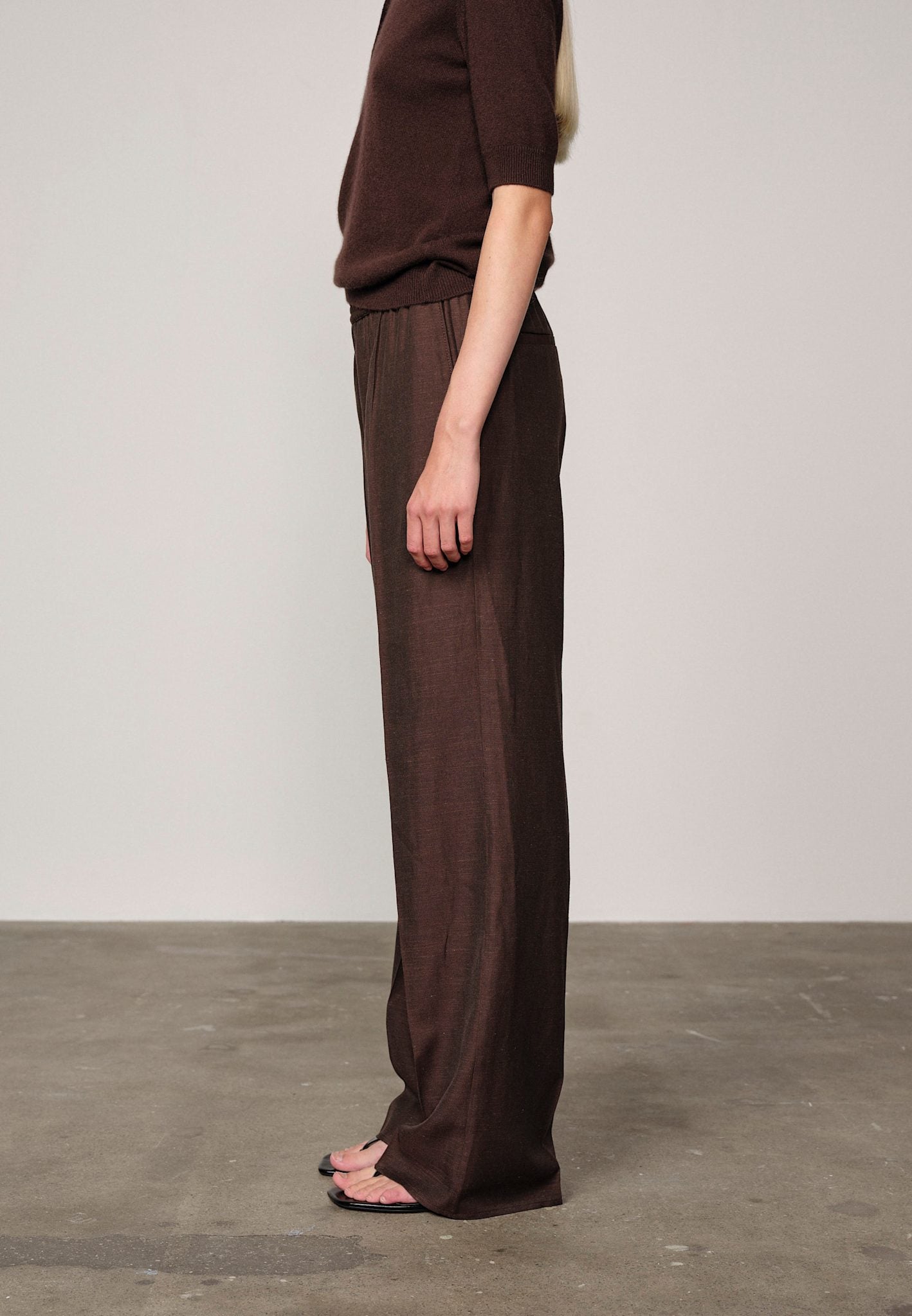 Pinky Midt waist Pants - Java Brown – Herskind Official